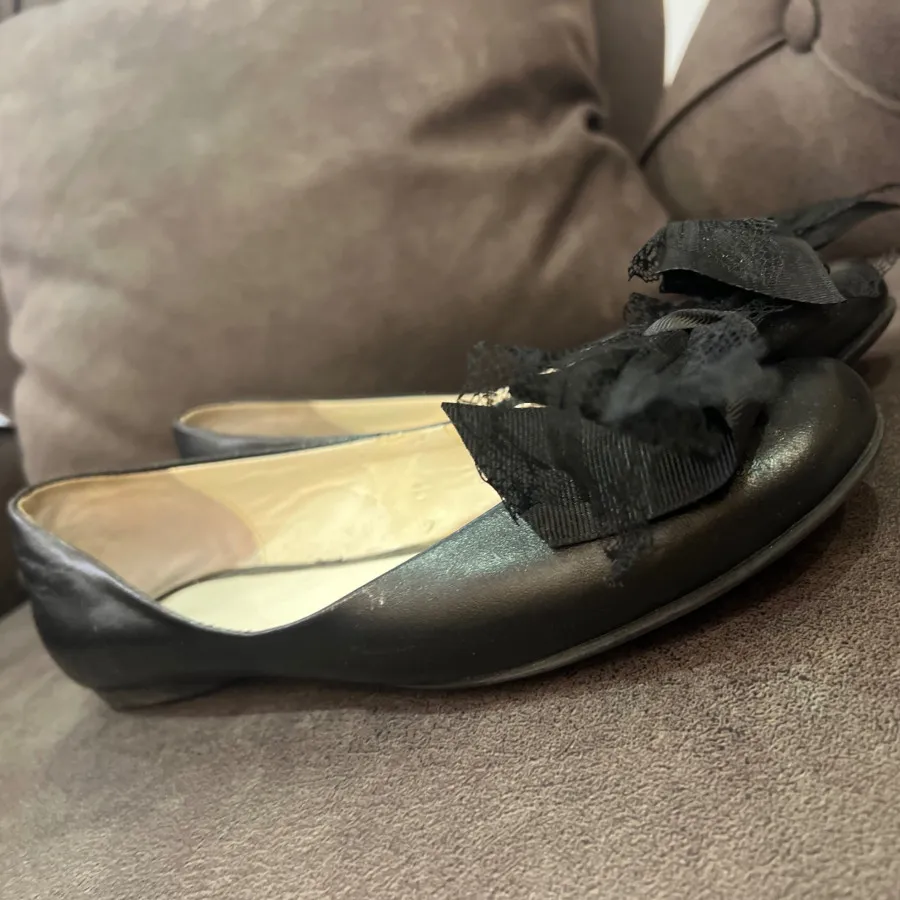 کفش چرم پاپیونی