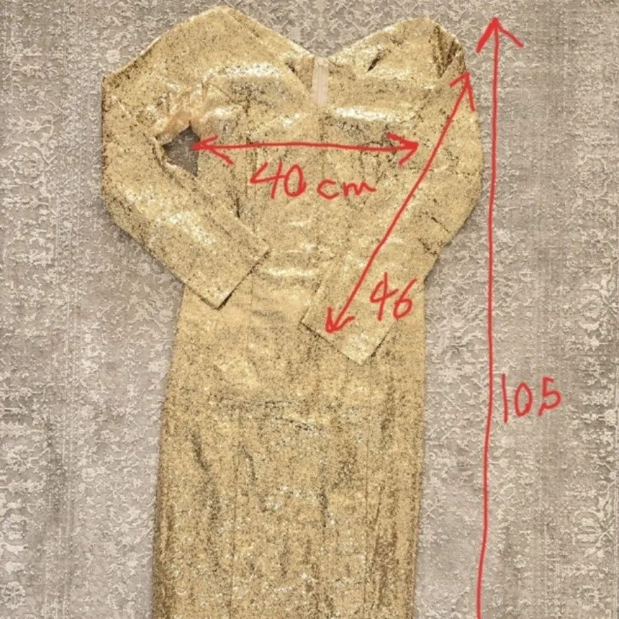 لباس مجلسی اکلیلی گلد