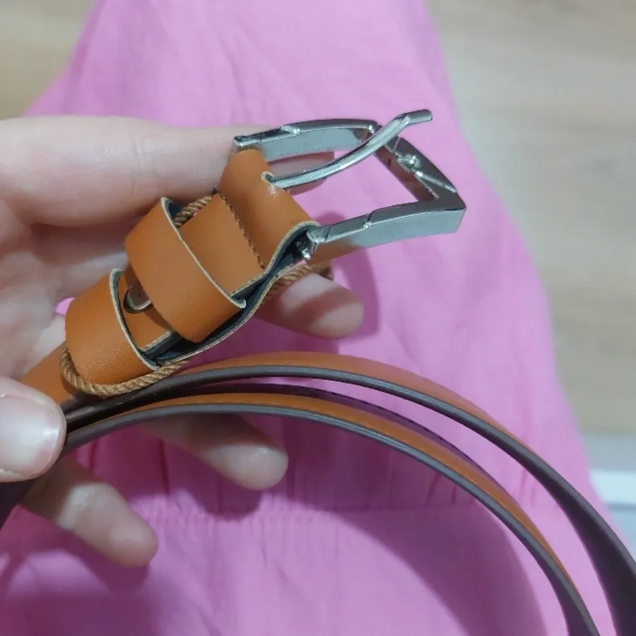 کمربند قهوه ای عسلی ترند