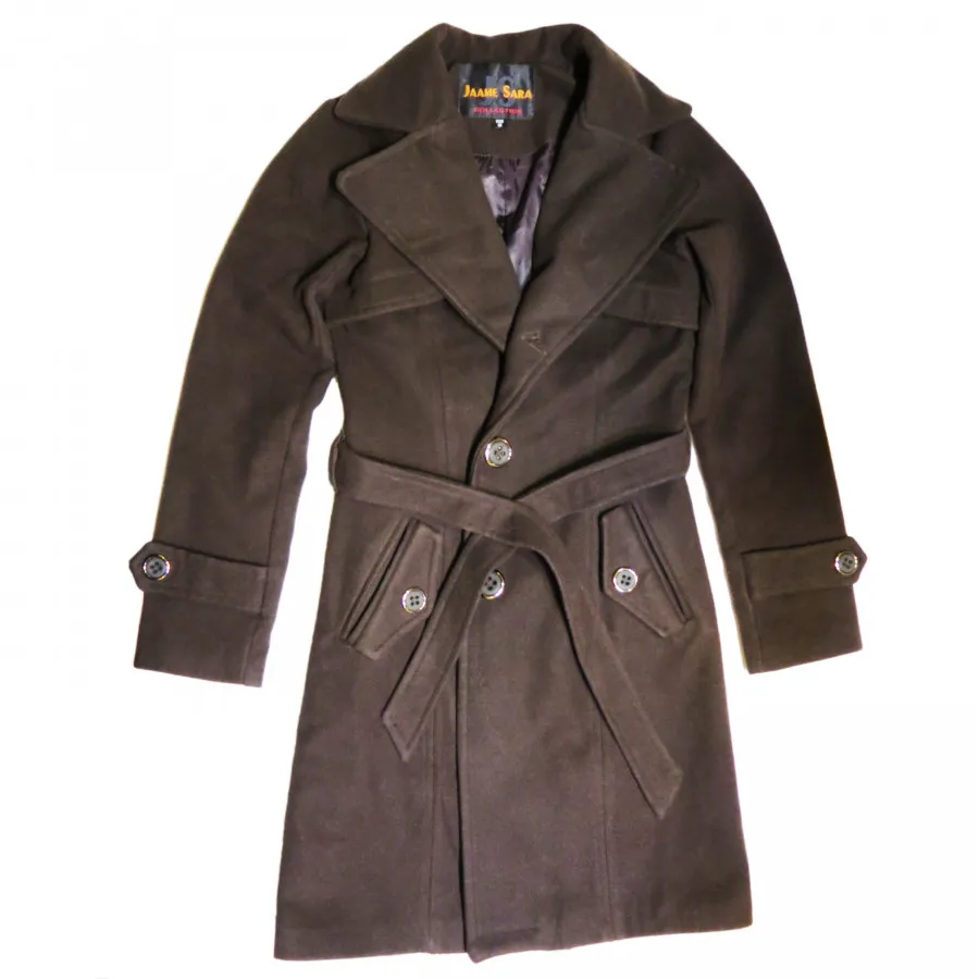 پالتو فوتر ضخیم M قهوه ای