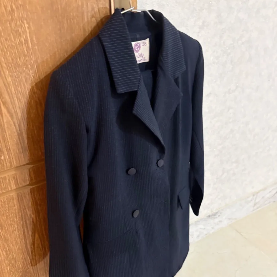 ست اداری سرمه ای تند