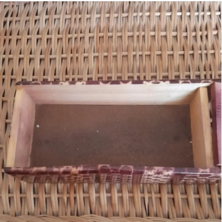 جا دستمال کاغذی چوبی