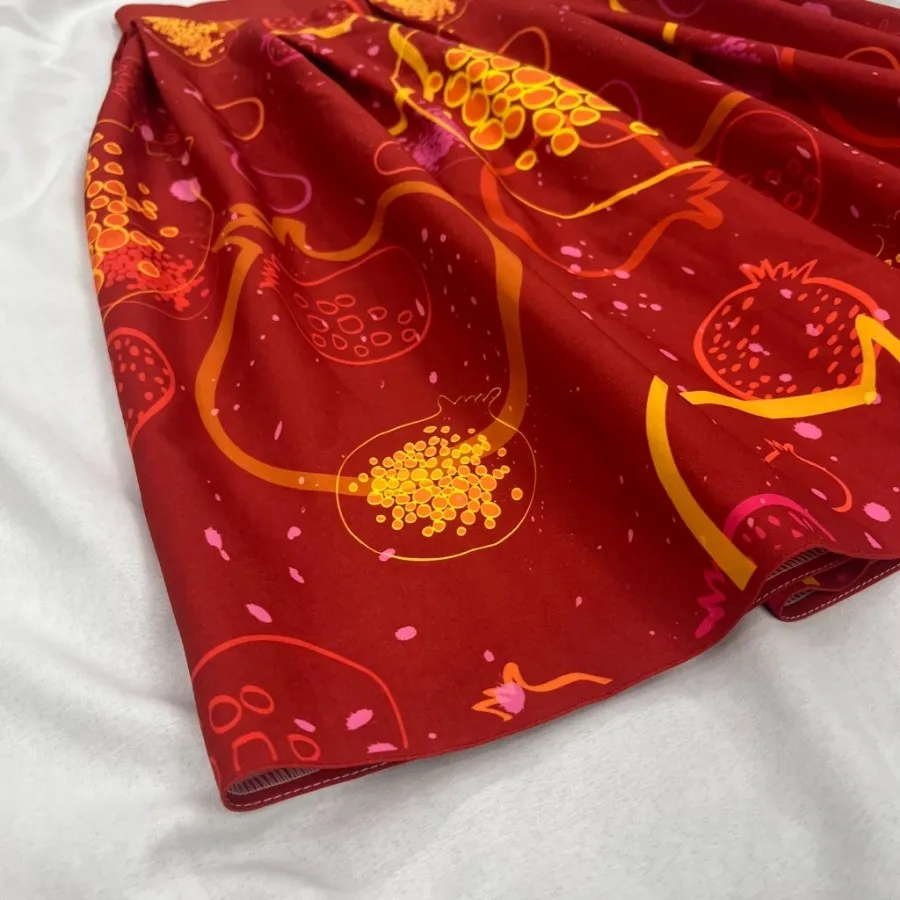 دامن طرح انار یلدا