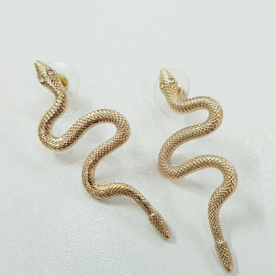 گوشواره روکش طلا مار TOSH