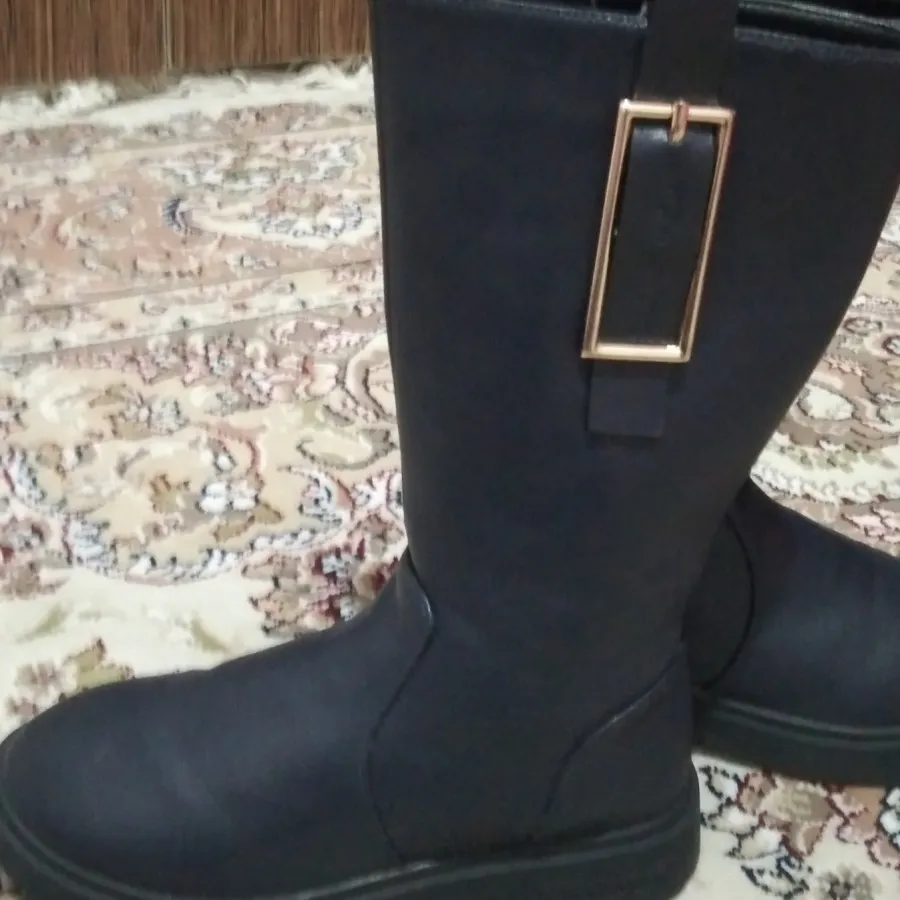 چکمه سرمه ای دخترانه