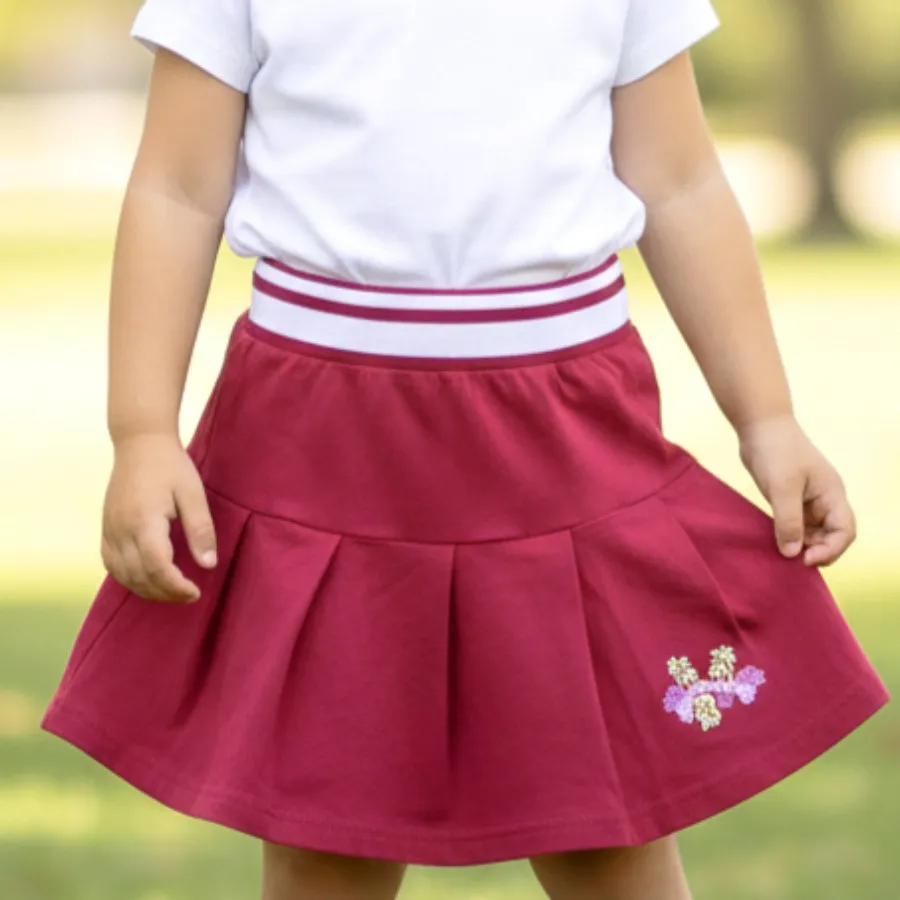 دامن دخترانه تریکو برند