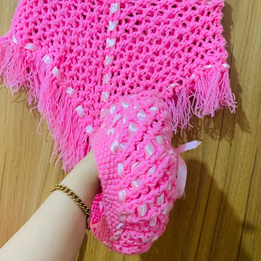 ست بافت صورتی