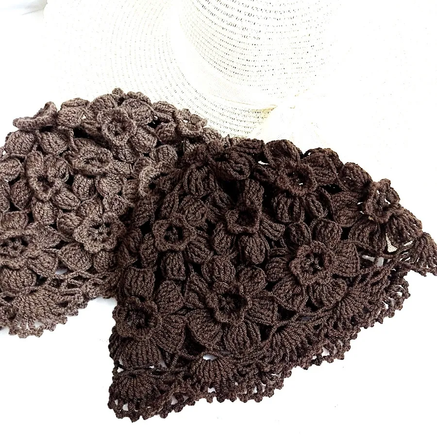 کلاه بافت توری