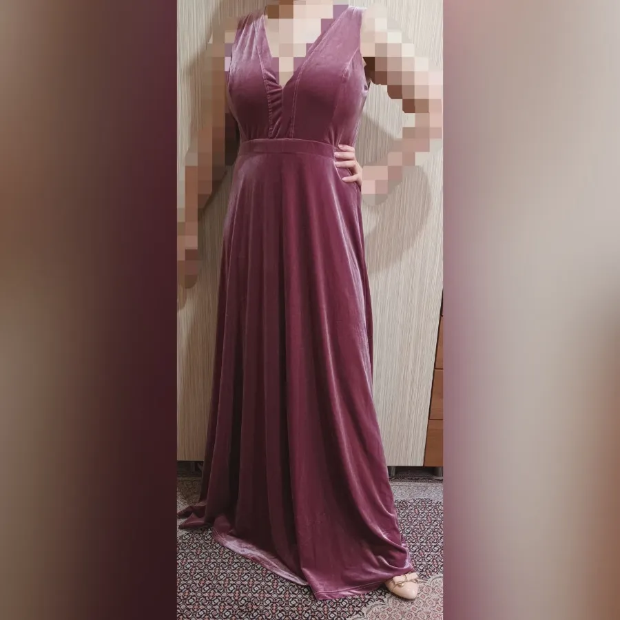 پیراهن مجلسی مخمل USA