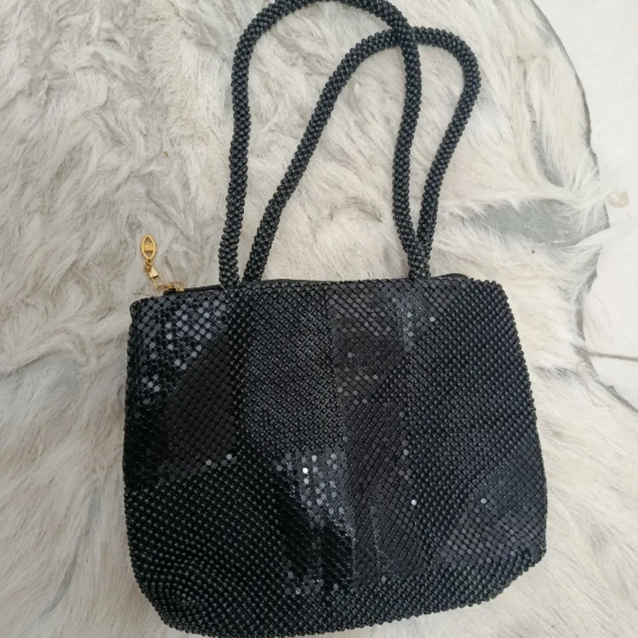 کیف مشکی مرواریدی