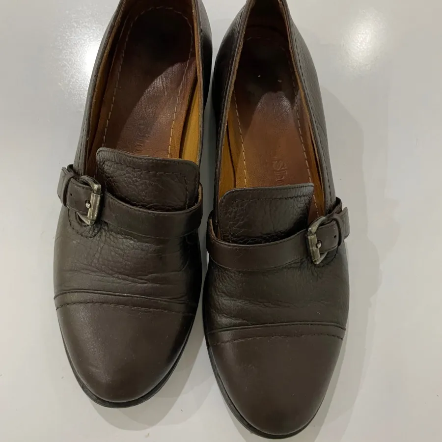 کفش چرم قهوه ای رسمی