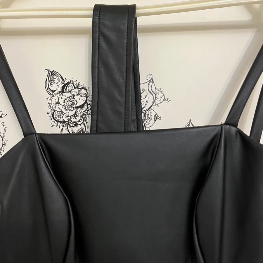 پیراهن چرم مزونی