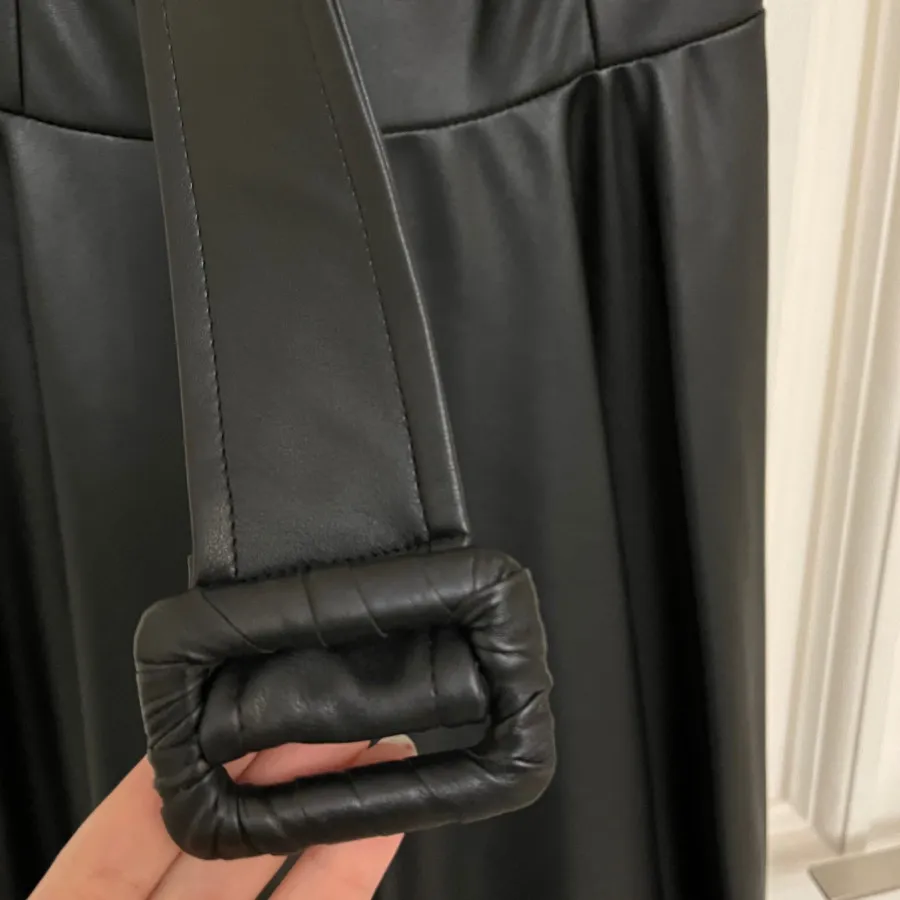 پیراهن چرم مزونی