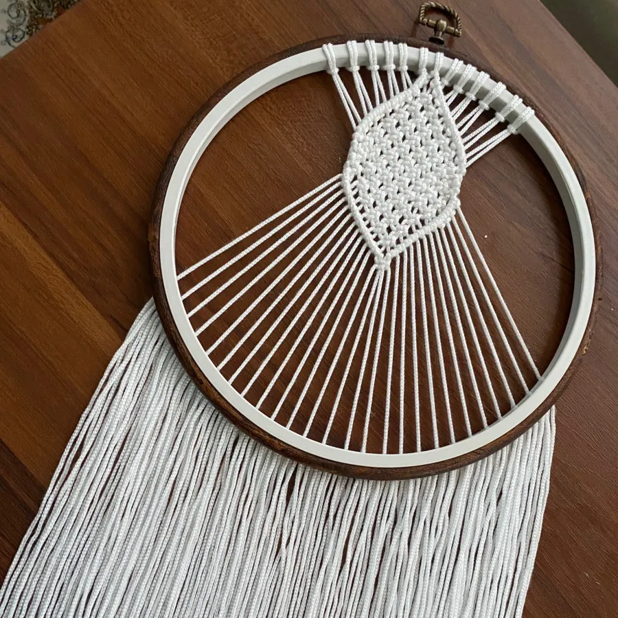 دیوارکوب مکرومه