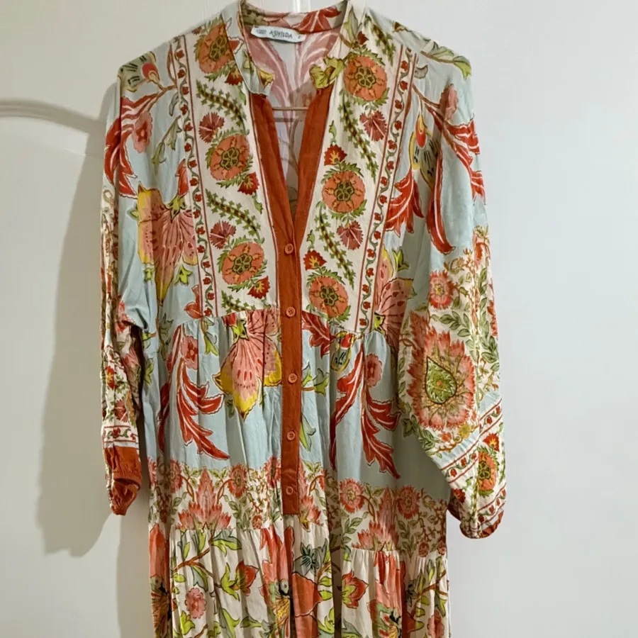 پیراهن ساحلی نارنجی