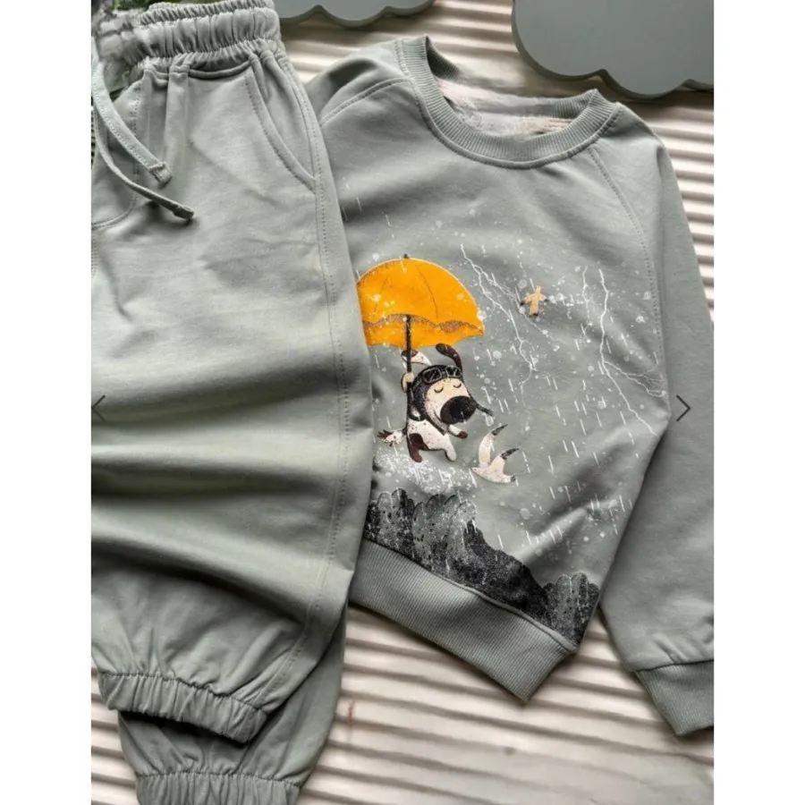 ست بلوز شلوار دورس بچگانه