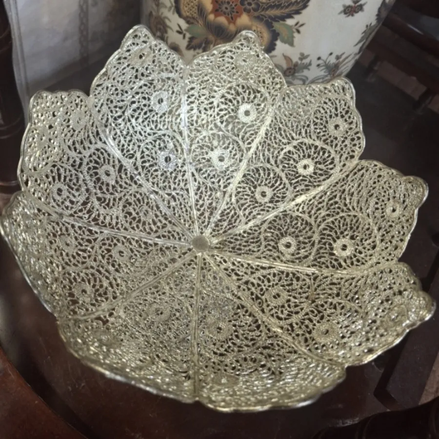 شکلات خوری مسی ملیله کاری