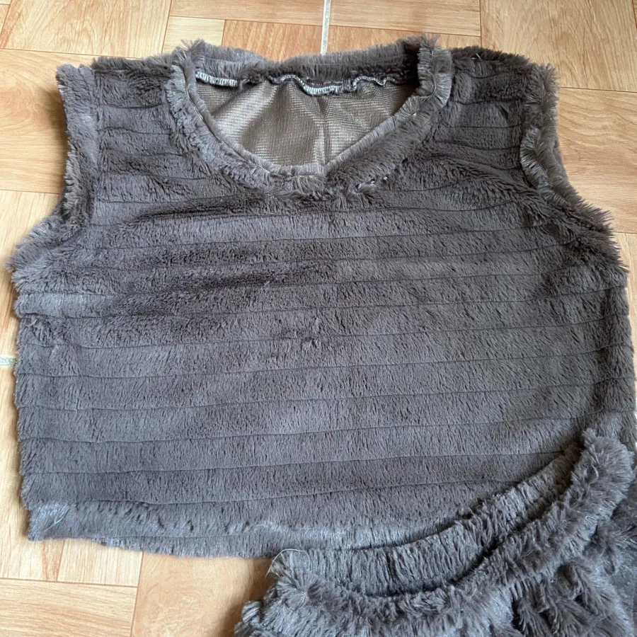 تاپ شورتک پشمالو