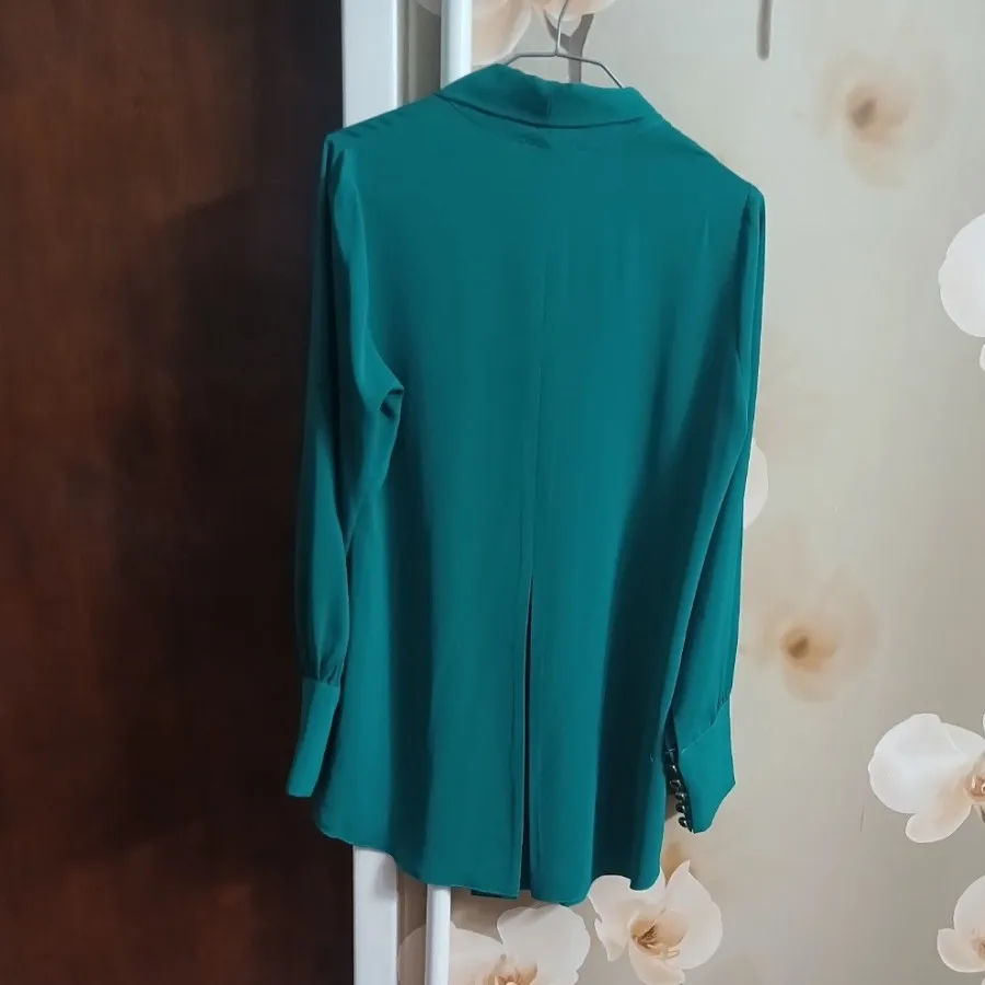 شومیز مجلسی رنگ کله غازی