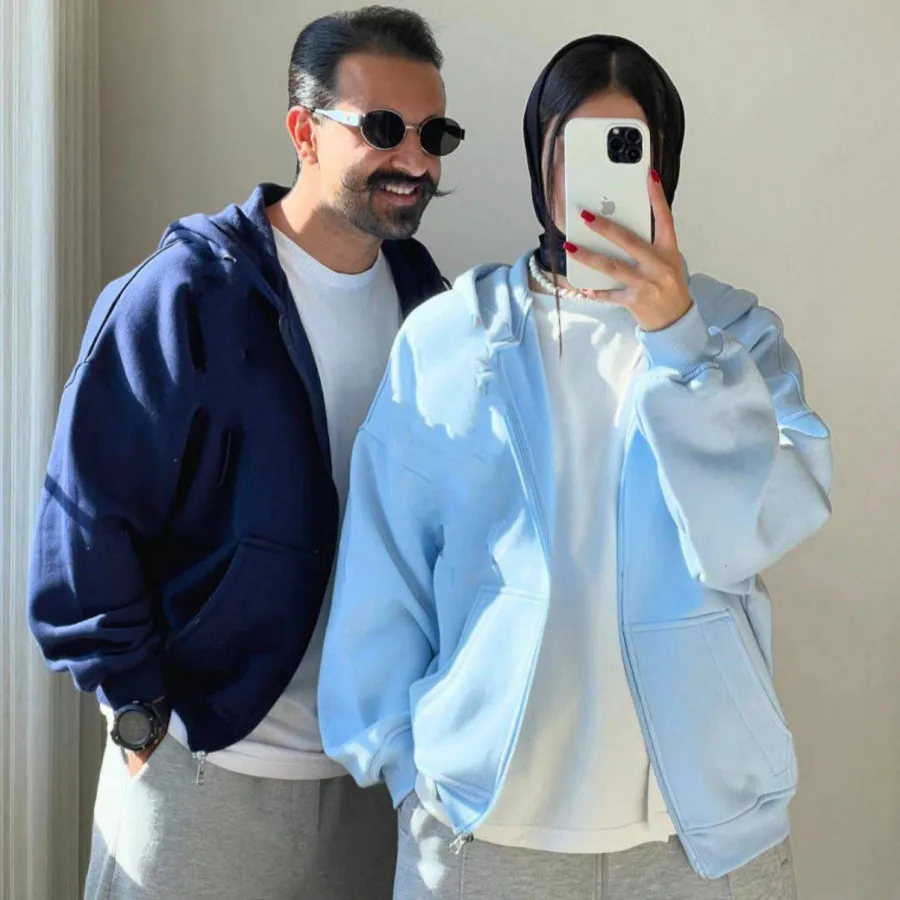 هودی اسپرت جلو زیپ دار