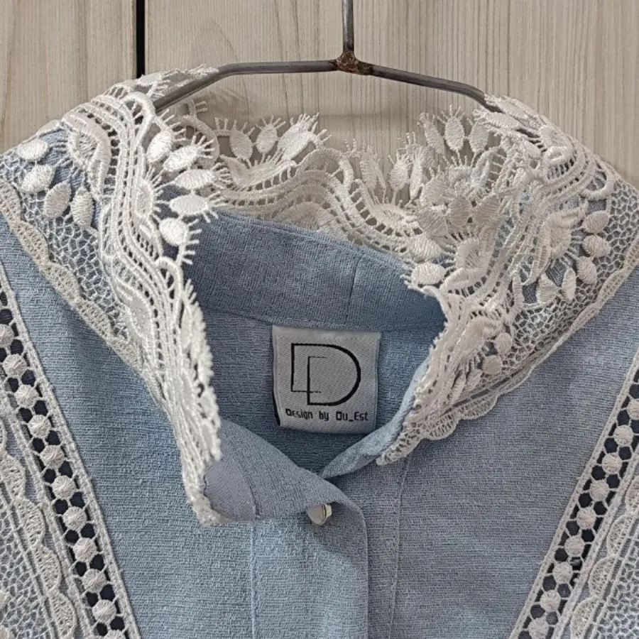 بلوز مجلسی یقه تور