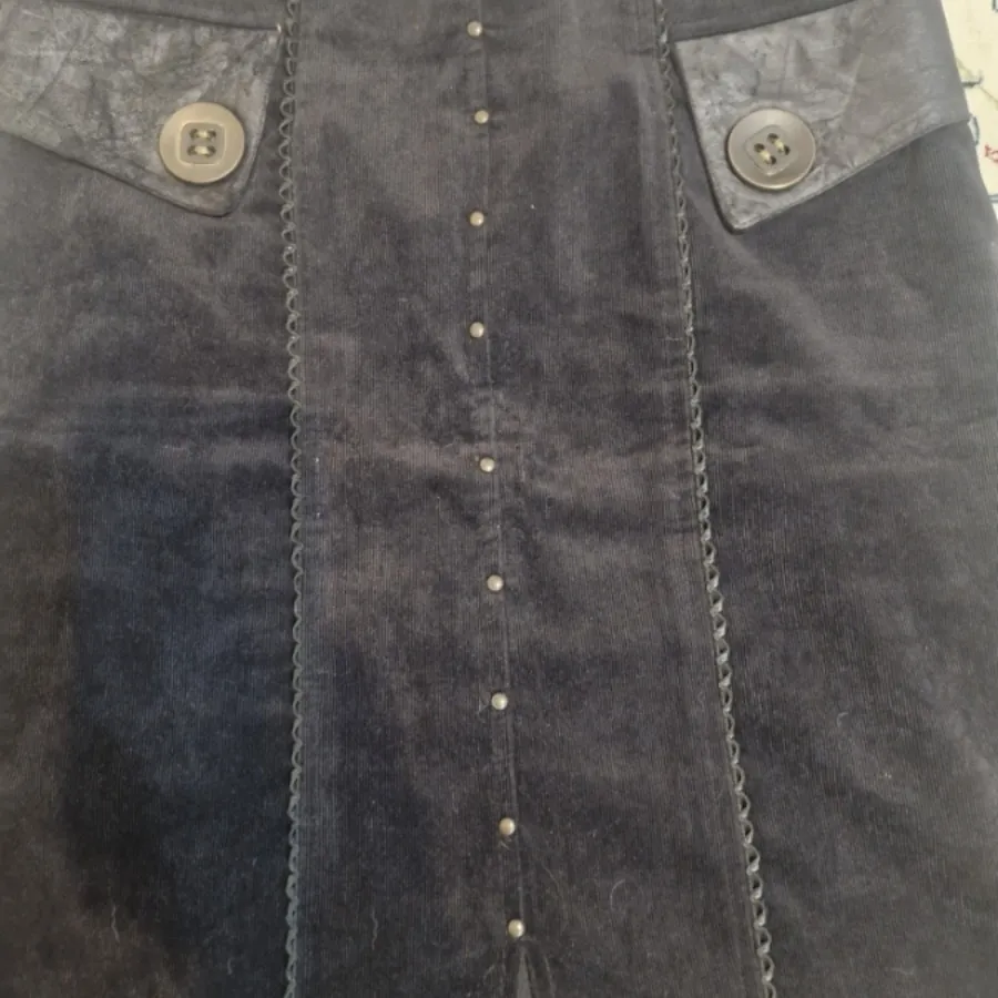 دامن مخمل کبریتی