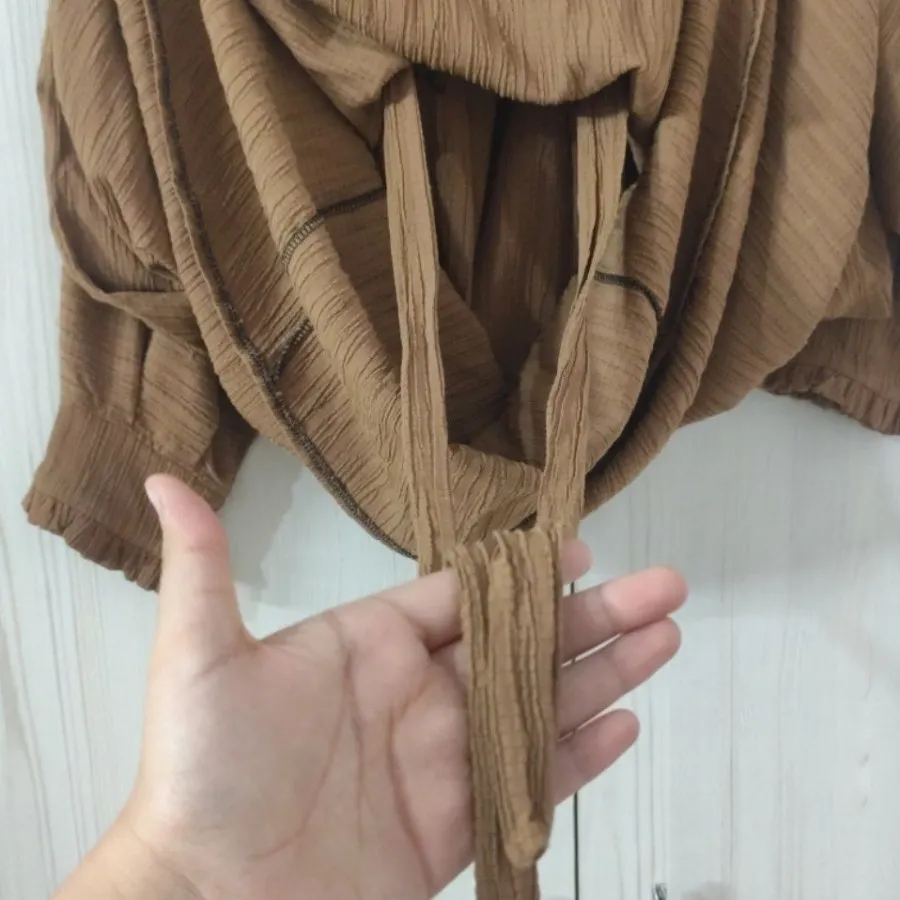 لباس بلند قهوه‌ای