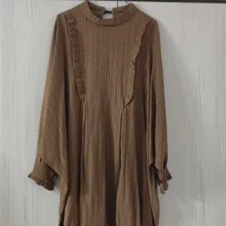 لباس بلند قهوه‌ای