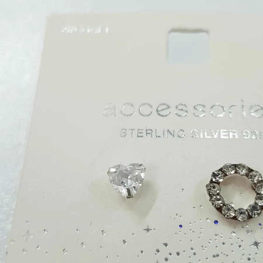 گوشواره نقره 925 نگین دار