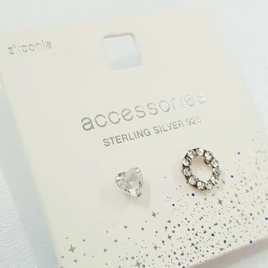 گوشواره نقره 925 نگین دار