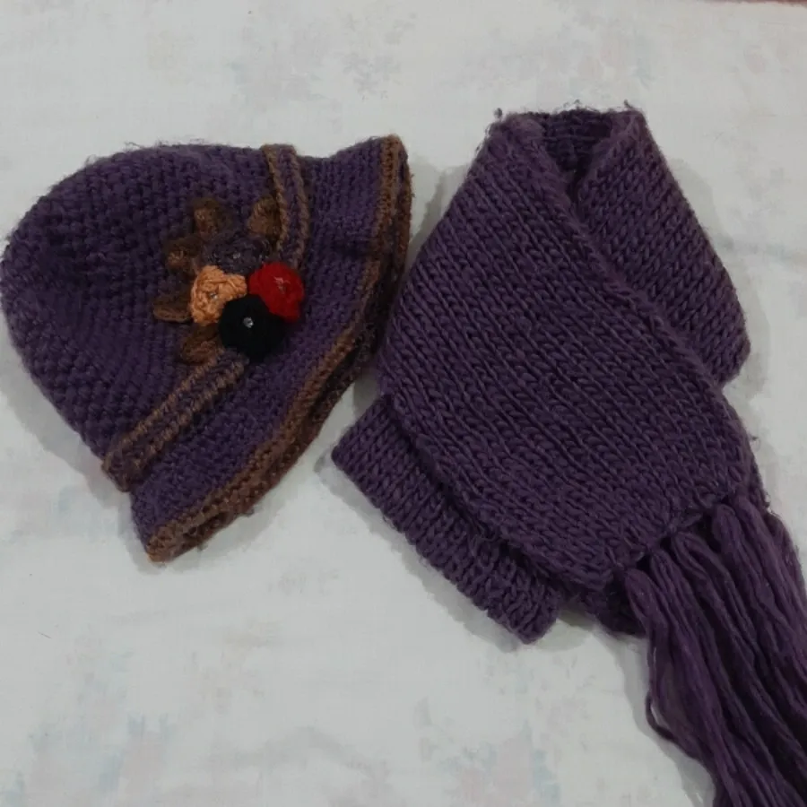 شال و کلاه دخترانه