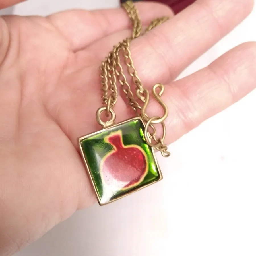 ست کامل برنزی طرح انار