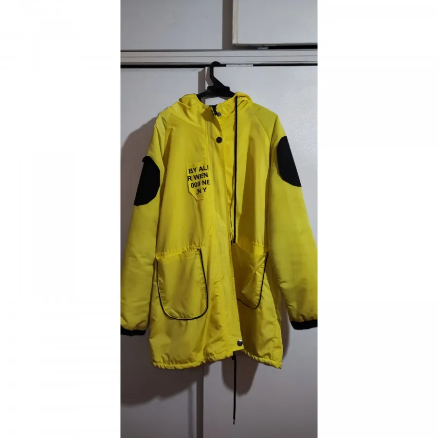 بارونی کاپشن زرد