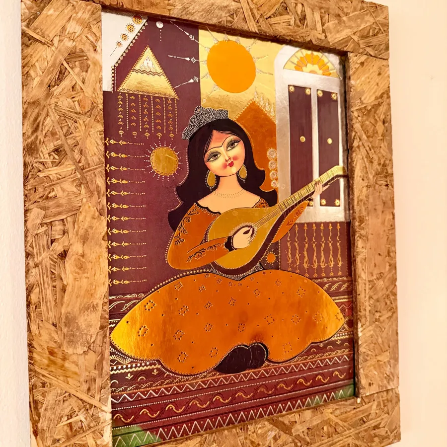 تابلو نقاشی دست ساز فلزی