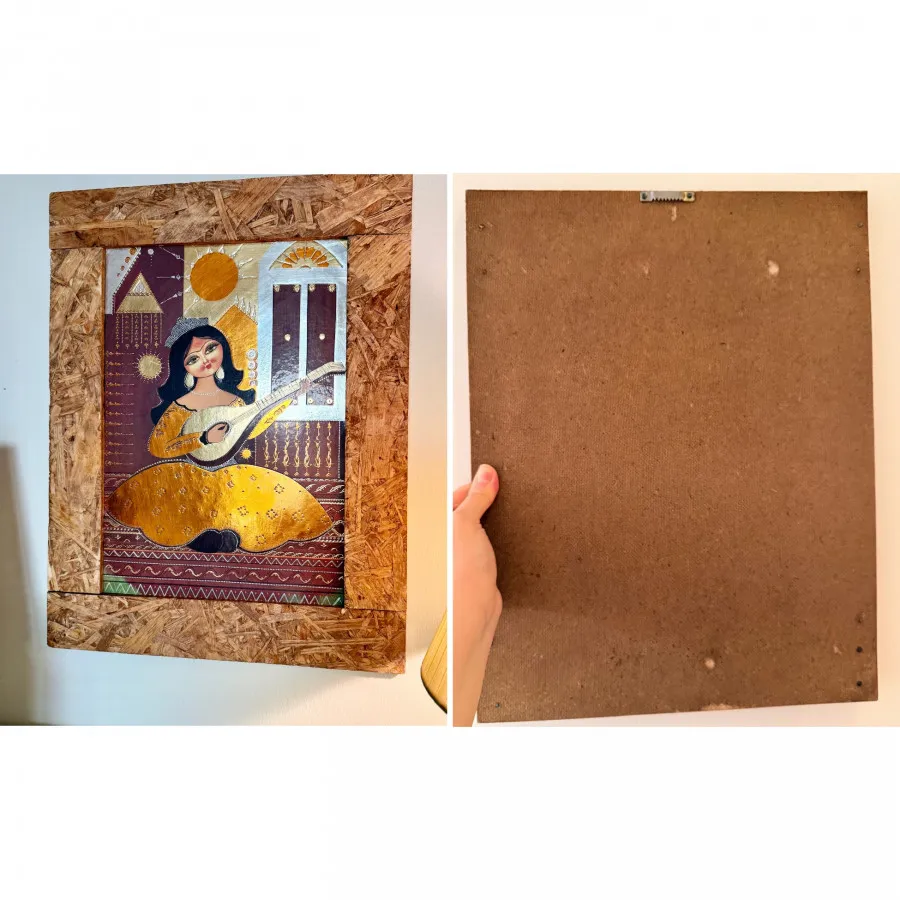 تابلو نقاشی دست ساز فلزی