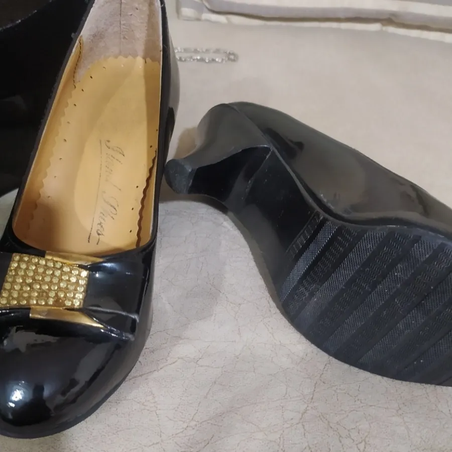 ست کیف و کفش ورنی مجلسی