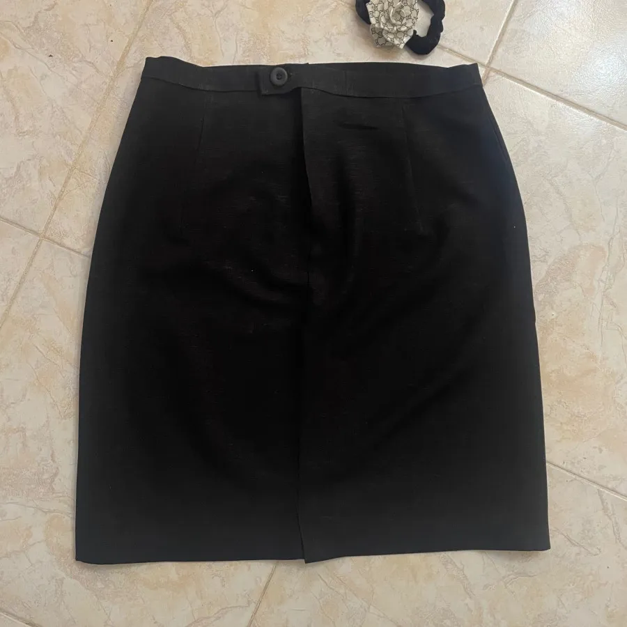 دامن مشکی زردار