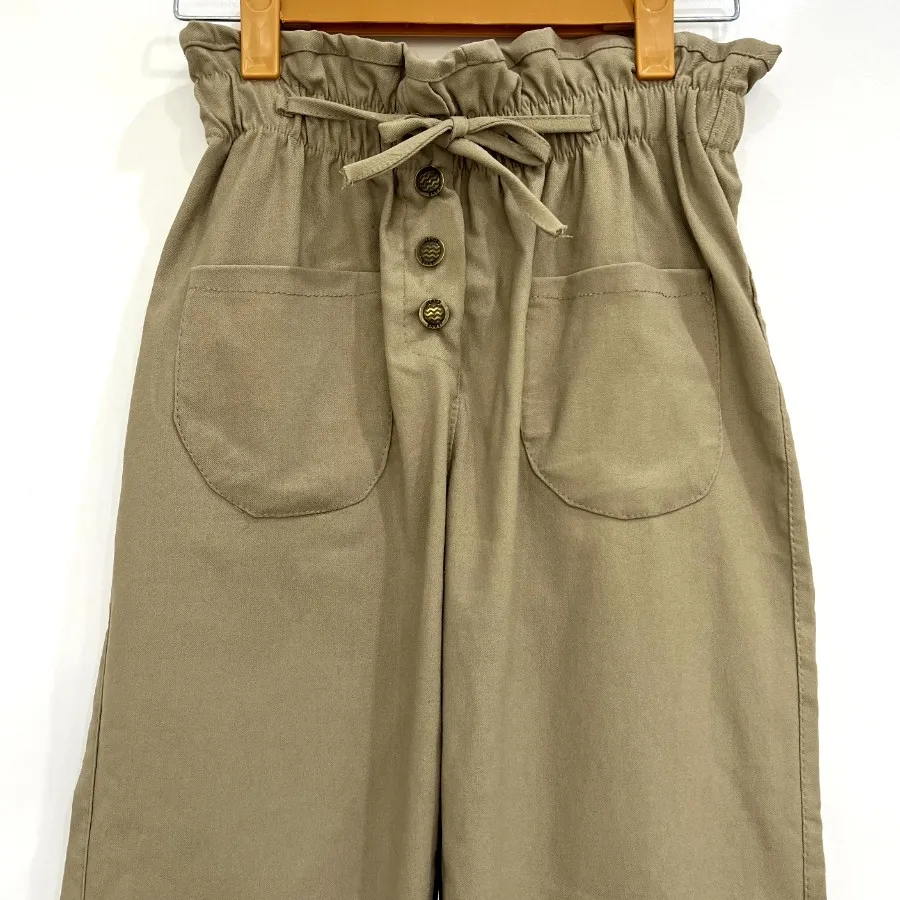 شلوار کرم مام فیت