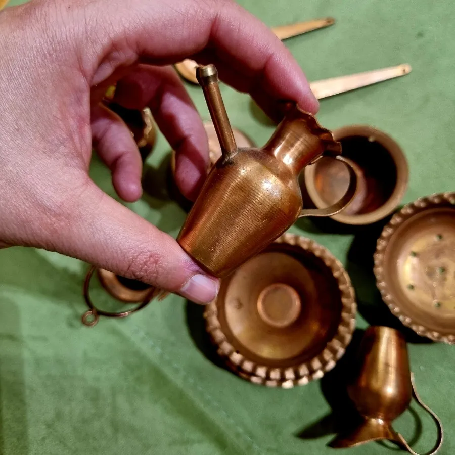 ظروف مسی فانتزی 11 تکه