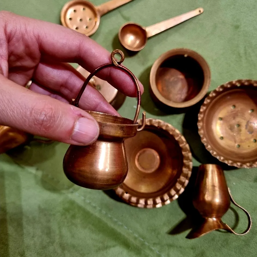 ظروف مسی فانتزی 11 تکه