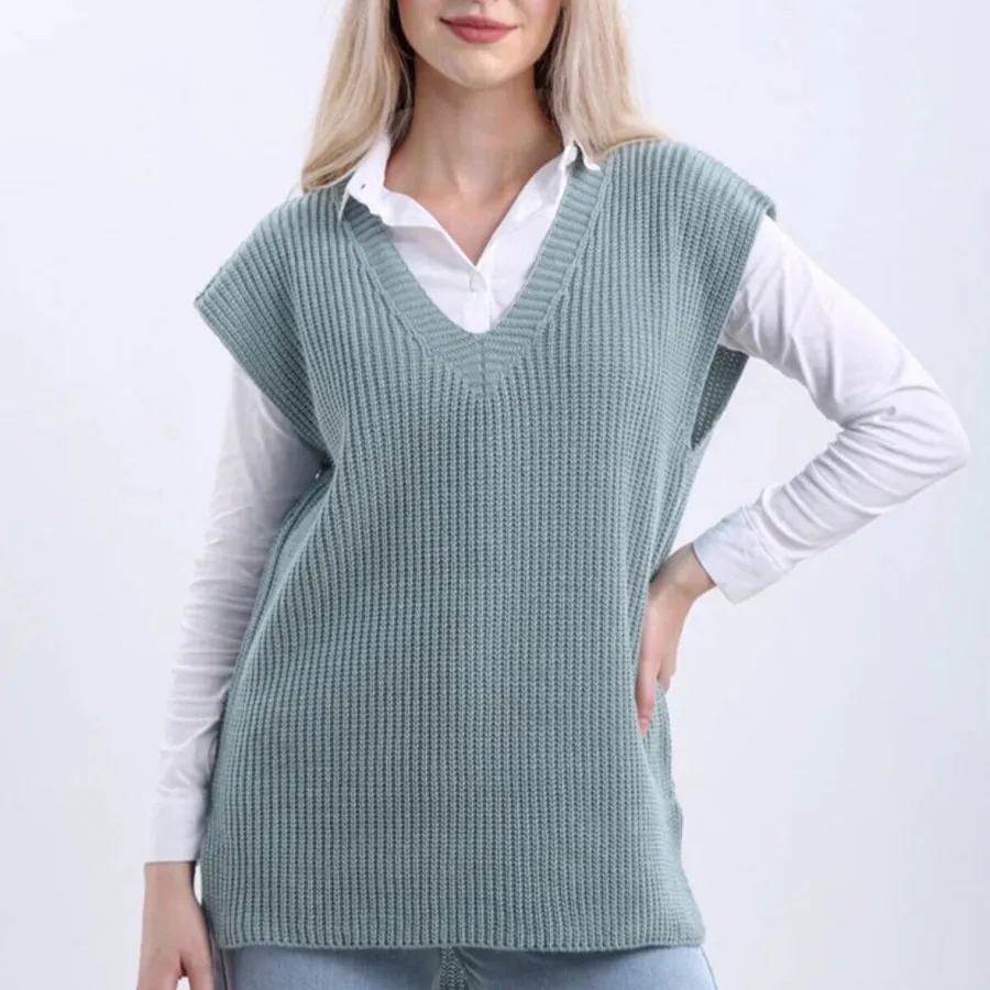 جلیقه بافت مینت addax