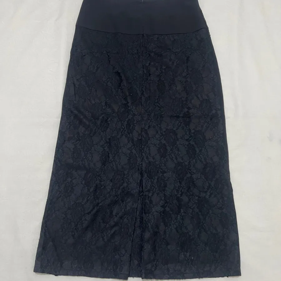 دامن مشکی دانتل