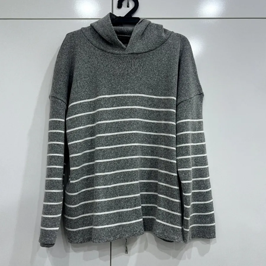 هودی خاکستری بافت