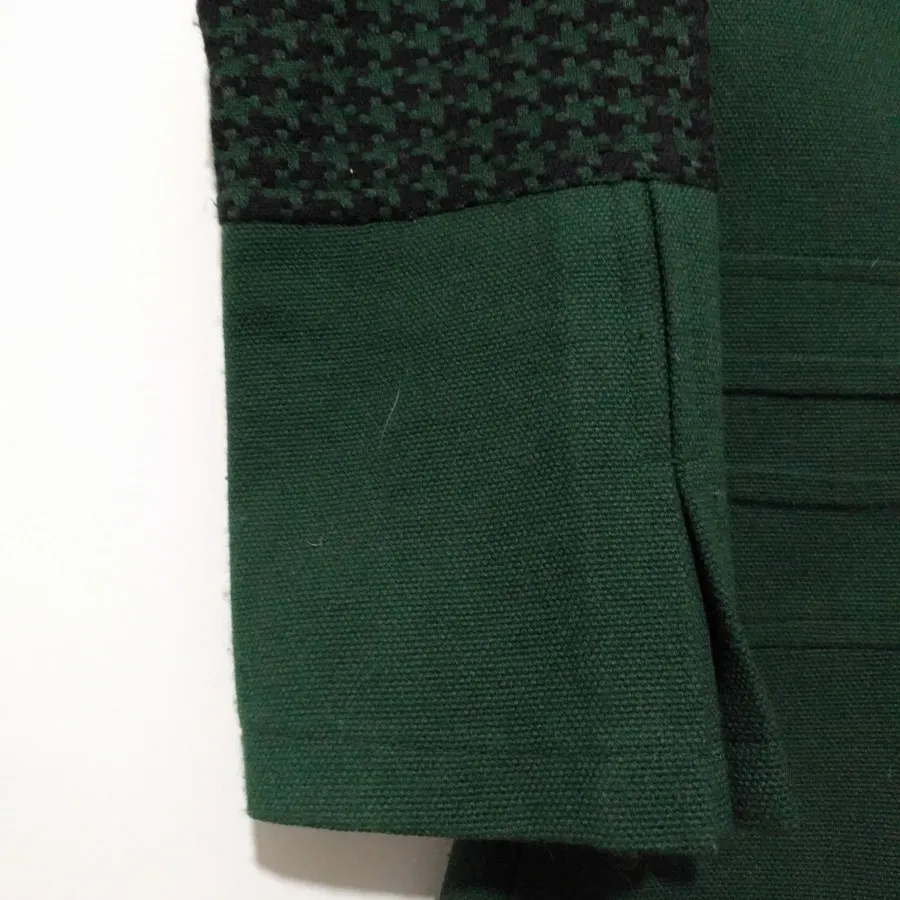 پالتو پشمی سبز تیره