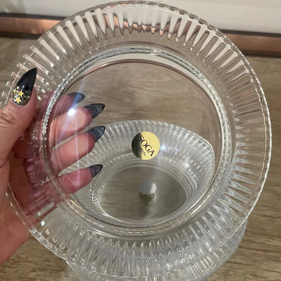 بشقاب کریستال الماسی