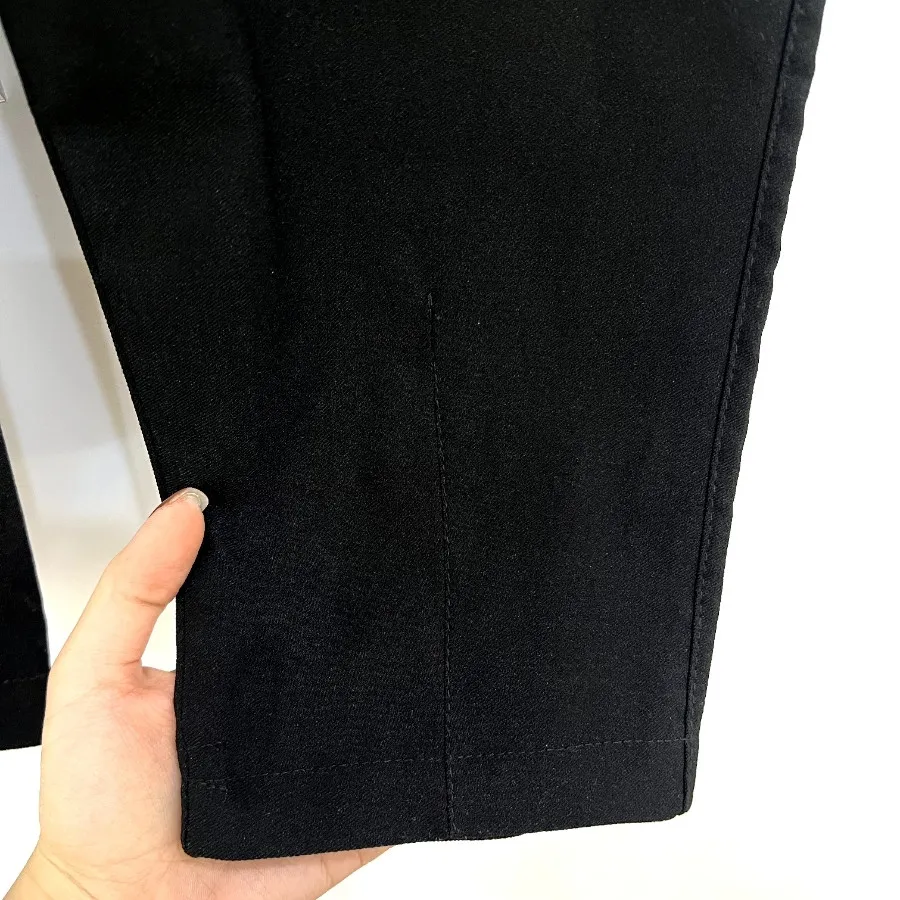 شلوار مام فیت مشکی