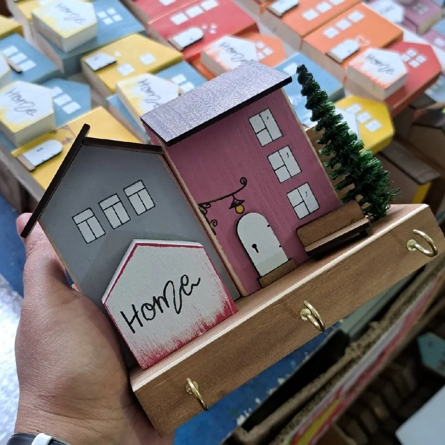 جاکلیدی مینی چوبی