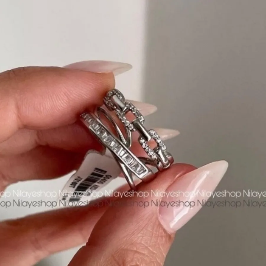 حلقه وپشت حلقه بسیار زیبا