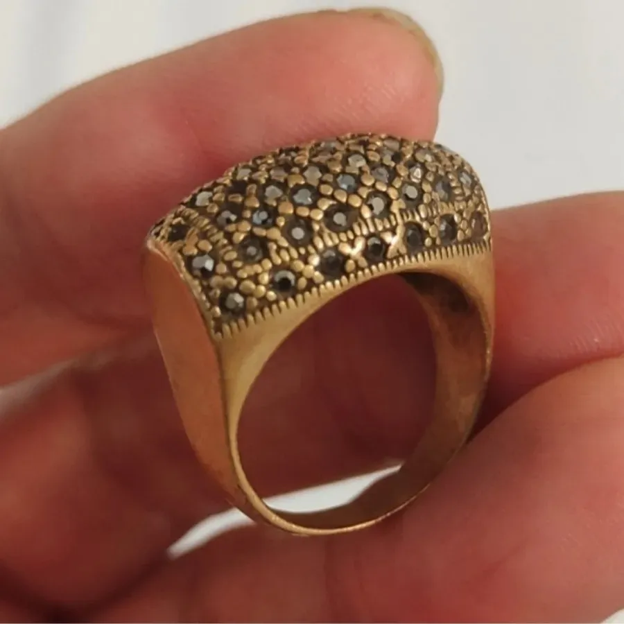 انگشتر برنجی کپی طلا