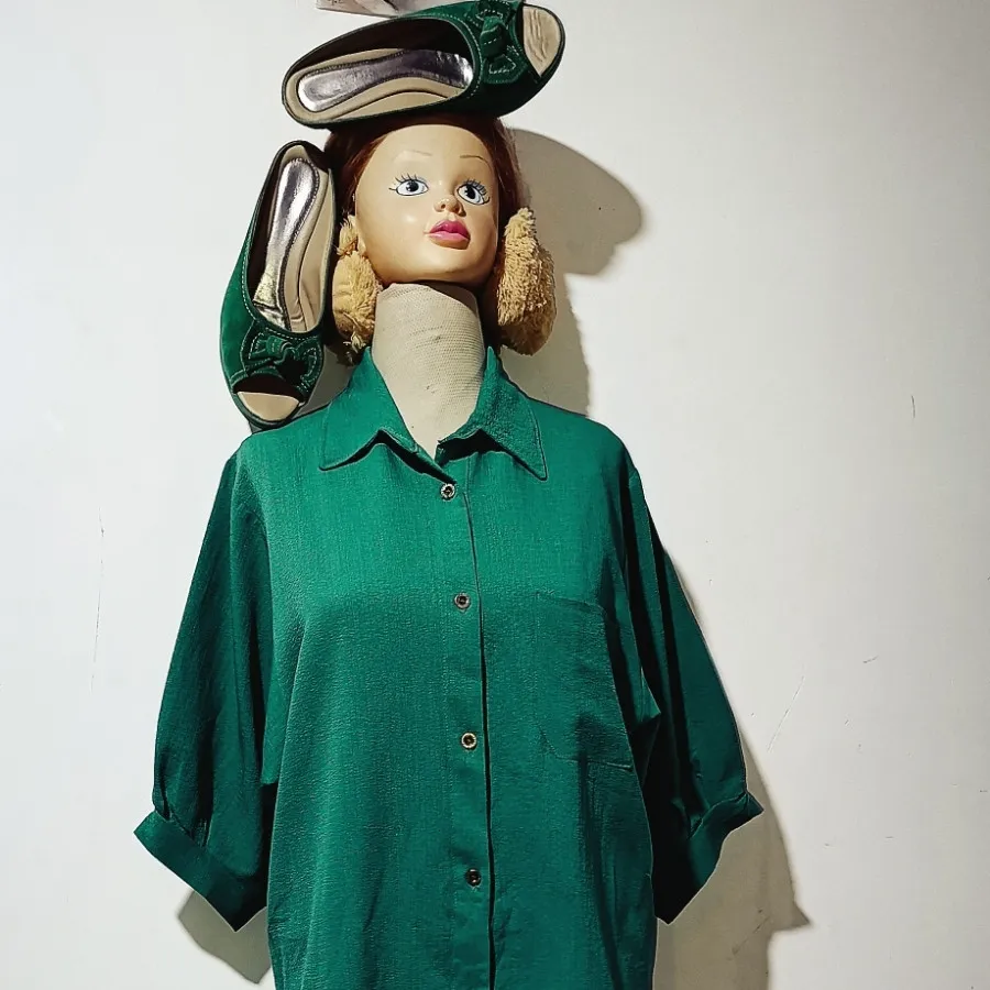 شومیز سبز زیبا